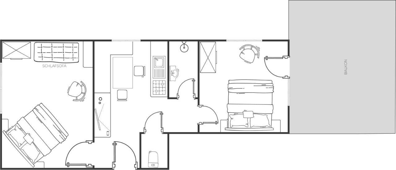 Appartement Rosengarten 란켄펠트 객실 사진