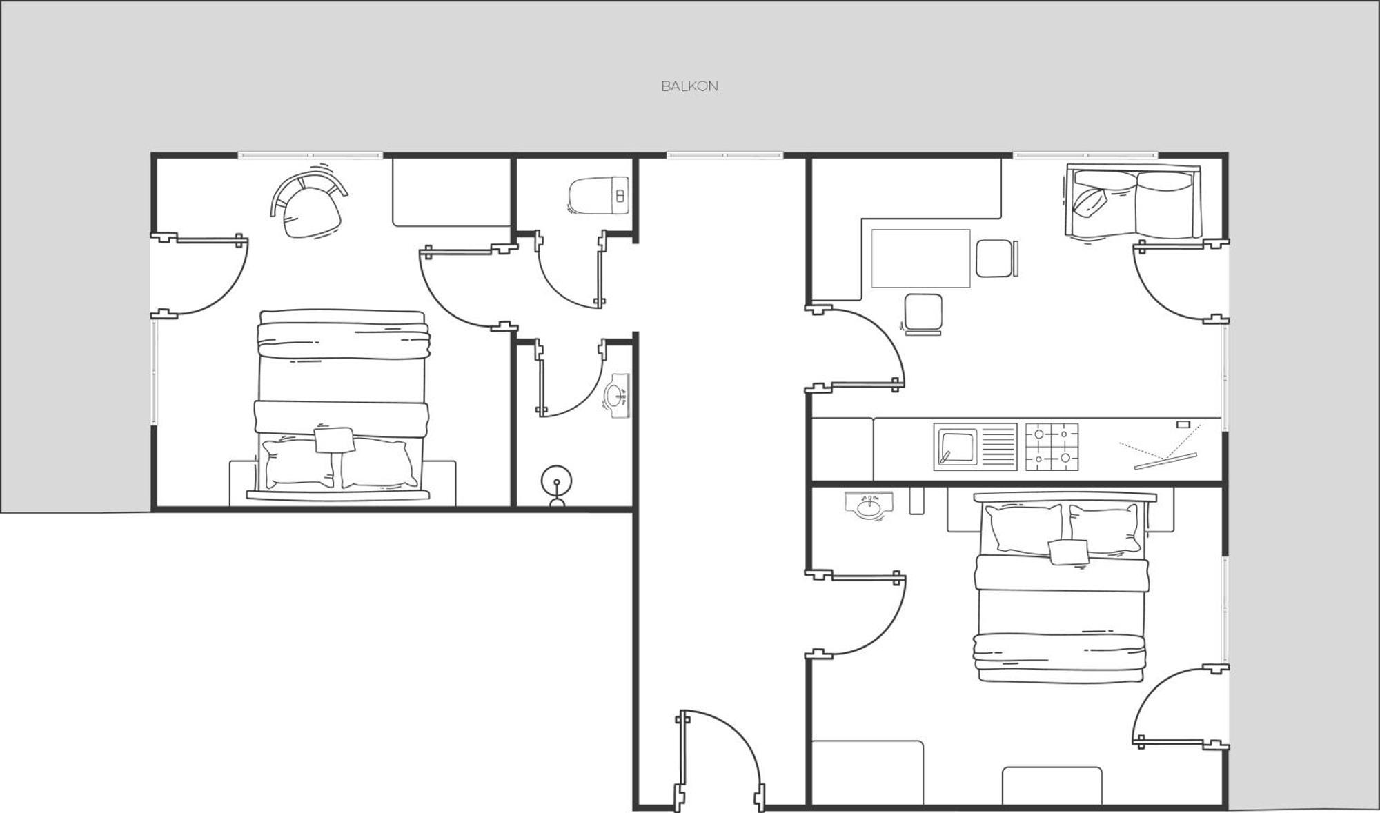 Appartement Rosengarten 란켄펠트 객실 사진